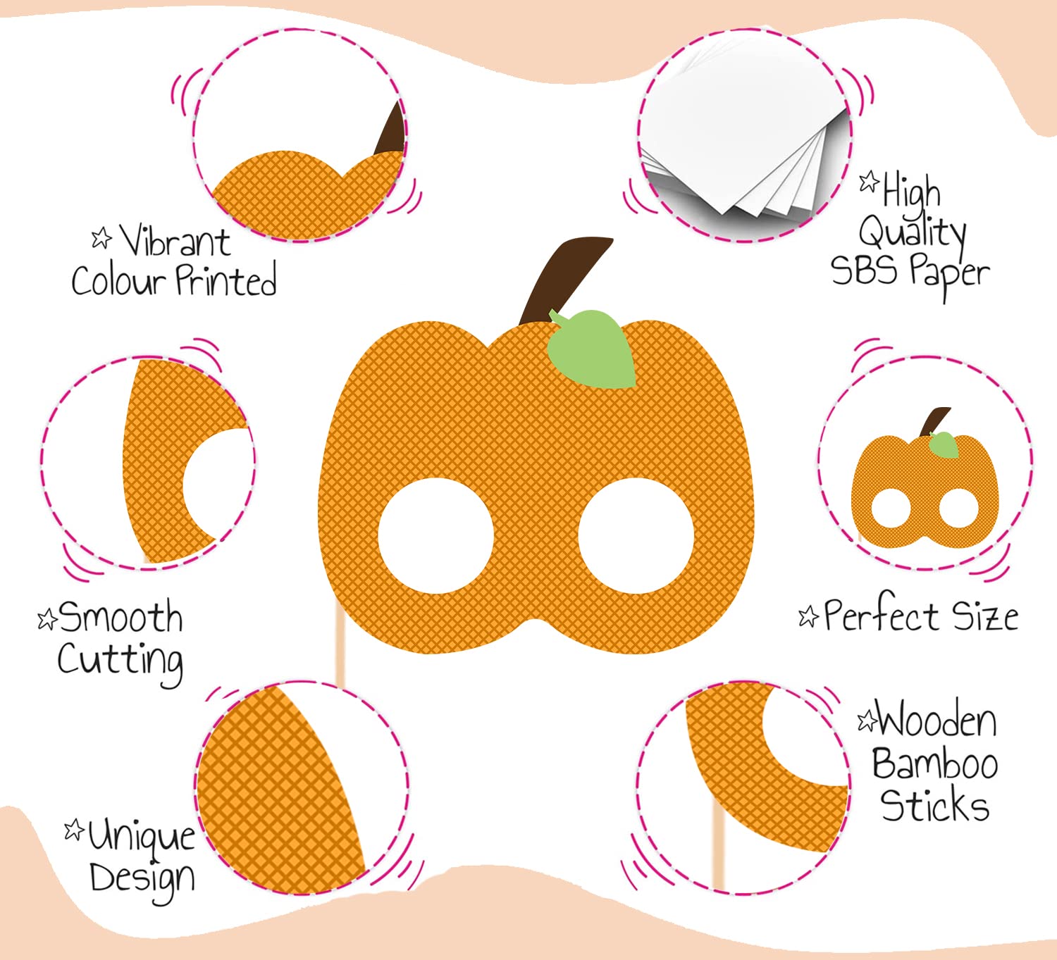 Zyozique 19 pcs Little Pumpkin Photo Booth Props Little Pumpkin Theme Party Favors Decorations for Baby Shower Girls Birthday Party Supplies 2
