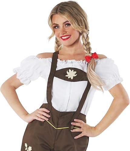Miniatura 5 de fun shack Womens Lederhosen Costume, German Lederhosen Costume Women, Bavarian Oktoberfest Costumes Women