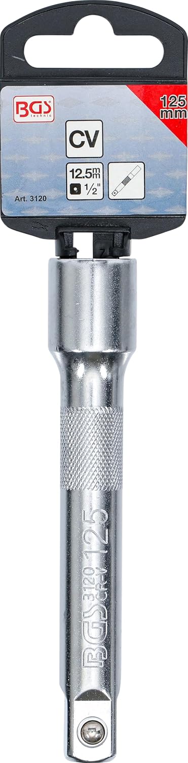 1/2" Extension in Satin Chrome | 125mm