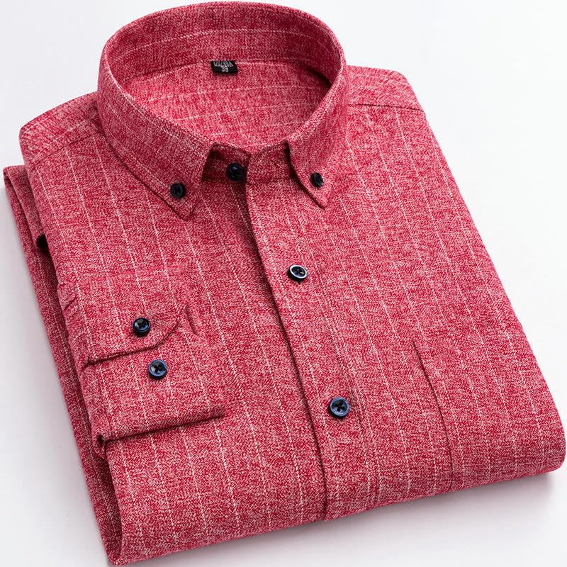 Camisa de manga larga de algodón premium con diseño texturizado exclusivo 6