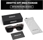 ZENOTTIC Cat Eye Sunglasses Women Polarized - Vintage Square Shades UV Protection Retro Oversized Sun Glasses for Driving