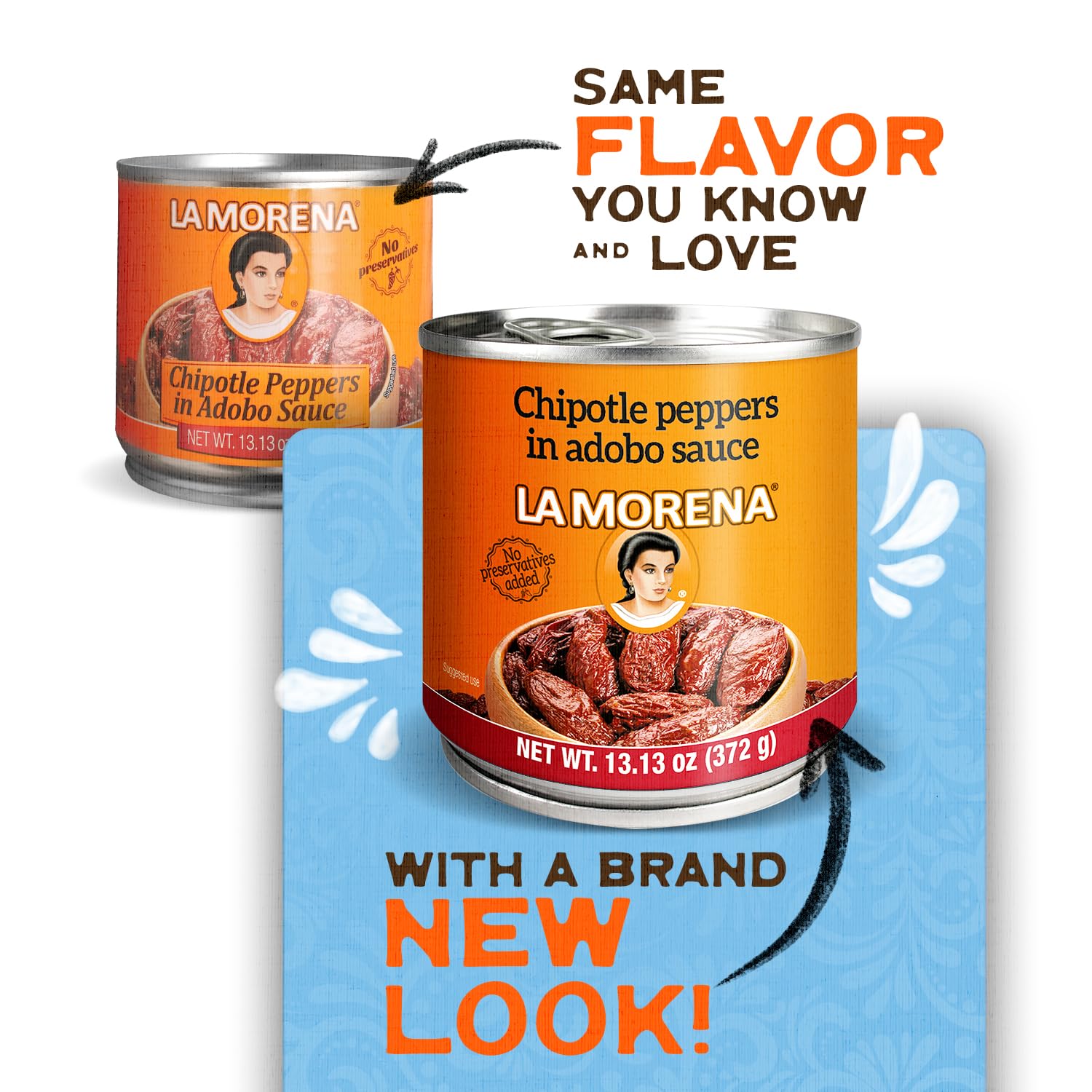 La Morena Chipotle peppers in adobo sauce, 13oz (6 pack) (Packaging may vary)