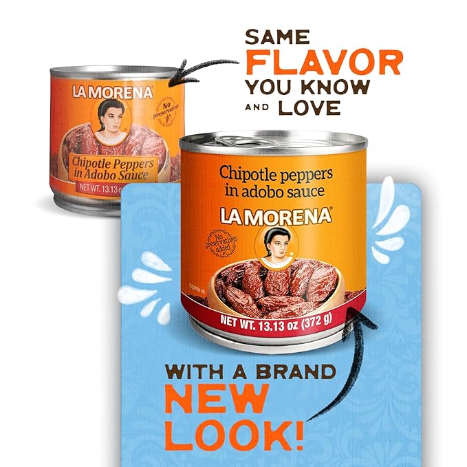 La Morena Chiles Chipotle en Adobo, 13oz (6 paquete) miniatura 2