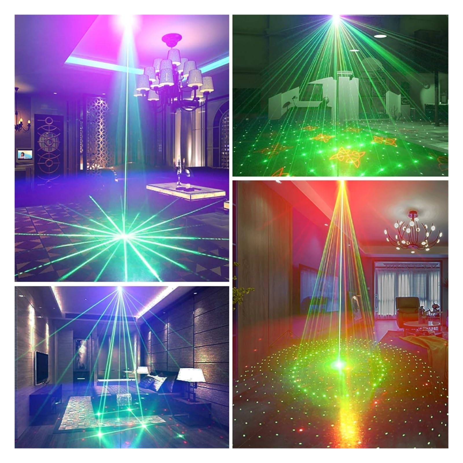 Mini veilleuse UV à 8 Trous, projecteur Portable USB, Fonction minuterie, lumières de fête, Halloween, décoration extérieure Salle noël