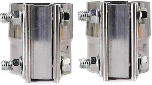 Miniatura 5 de Abrazadera de banda de escape de 2.5 pulgadas, junta de regazo de acero inoxidable 304 preformada, utilizada para sellar silenciadores, accesorios,