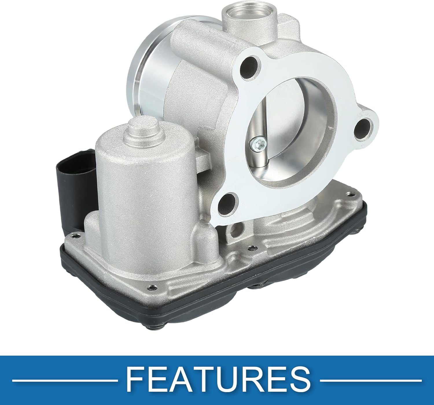 Throttle Body Assembly No.CM5Z-9E926-A Throttle Body Actuator for Ford EcoSport 1.0L L3 - Gas 2018-2021 Aluminum Alloy Silver Tone