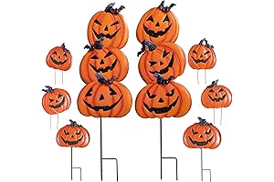 Halloween Yard Stake: Spooktacular Yard Pumpkins