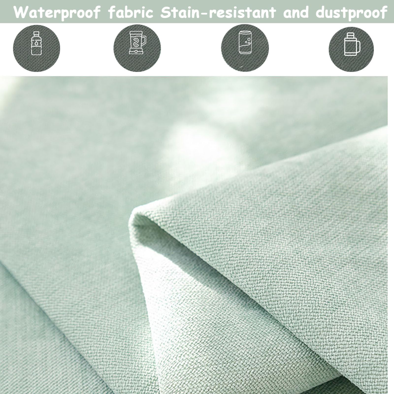 Générique Housse Canapé Relax 3 Places,Protection de Canapé Antidérapante pour Canape d'angle en Forme de L Housse de Canapé pour Chien et Chat Couvre-canapé pour 1, 2, 3, 4 Places(Green,80x240cm)