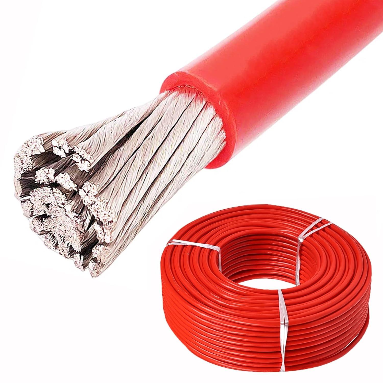 26-14 Gauge High Temperature Wire, Tinned Copper XLPE Insulated Cable, 300V 125℃ Appliance Internal Wiring, UL Certified Automotive, Solar Storage, Energy Equipment Connection Wire(100ft,24AWG)