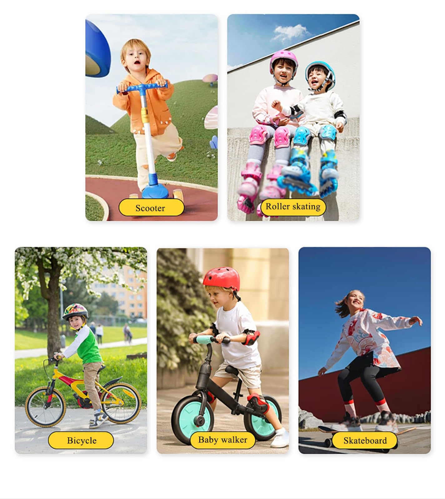 Casque Enfant, Casque De Vélo Enfant, Casque Réglable pour Vélo, Trottinette, Patinage, Casque De Vélo Garçon/Fille, Demi-Casque De Sécurité