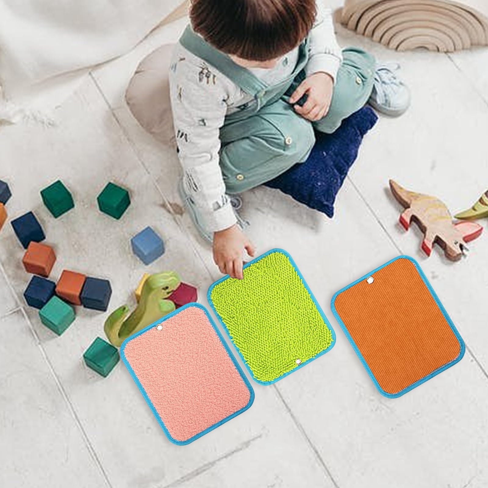 8 Set Sensory Mini Mats für autist ische Kinder Sensorische Fliesen Spiel matte