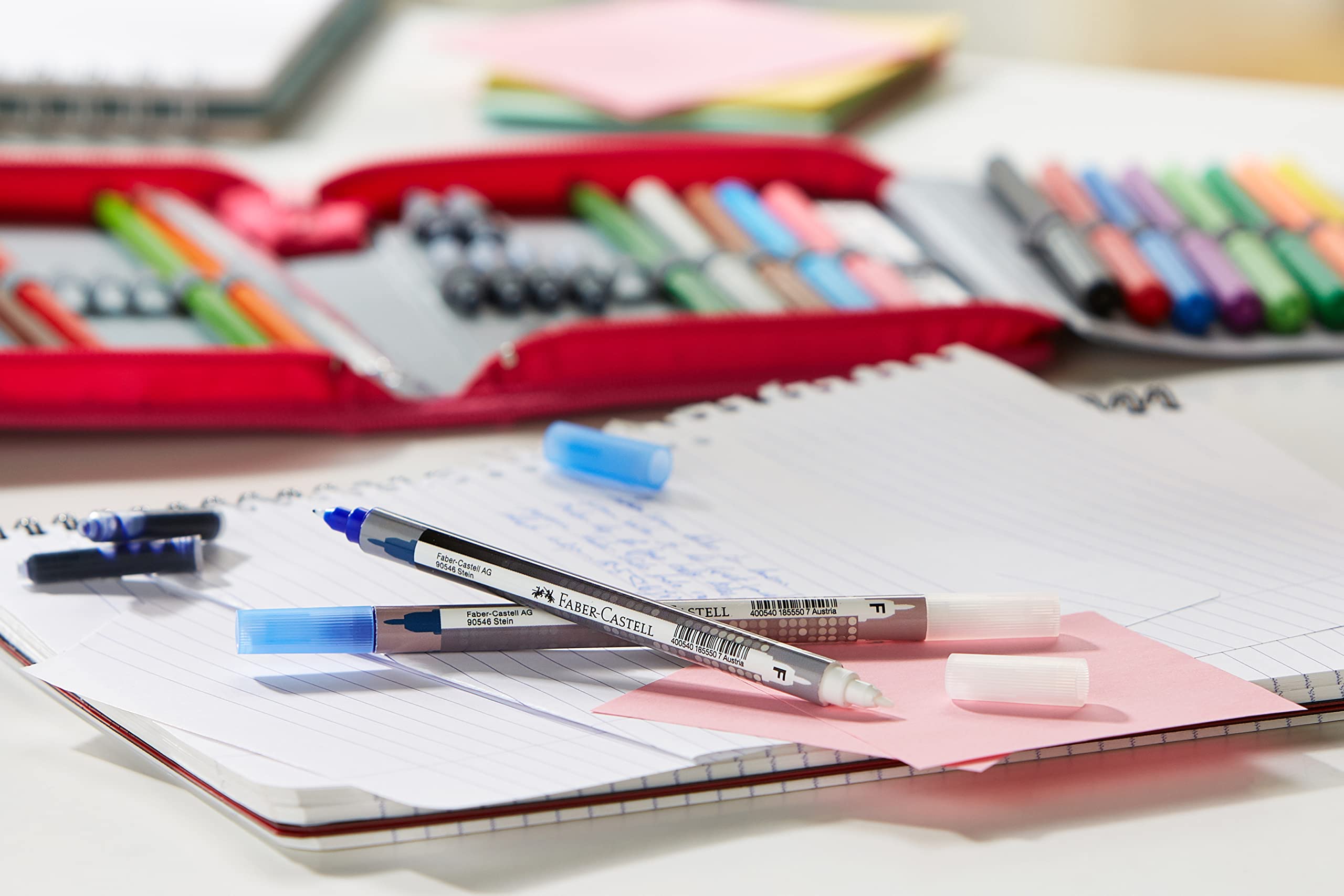 Faber-Castell Gomma per inchiostro punta correzione F 2 pezzi assortiti
