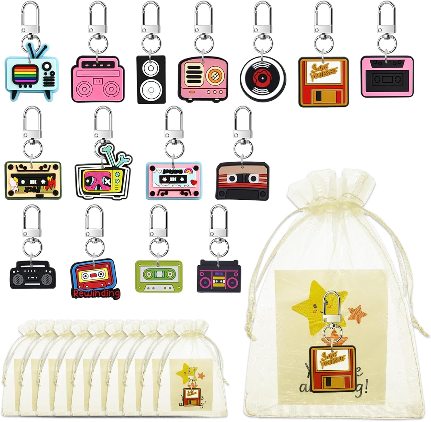 Cute keychain set