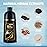 BOJICA Black Hair Dye 3 in 1 Shampoo for Gray Hair, Herbal Ingredients for Women&Men, Dye in Minutes/Semi-Permanent/(17.6 FL OZ)