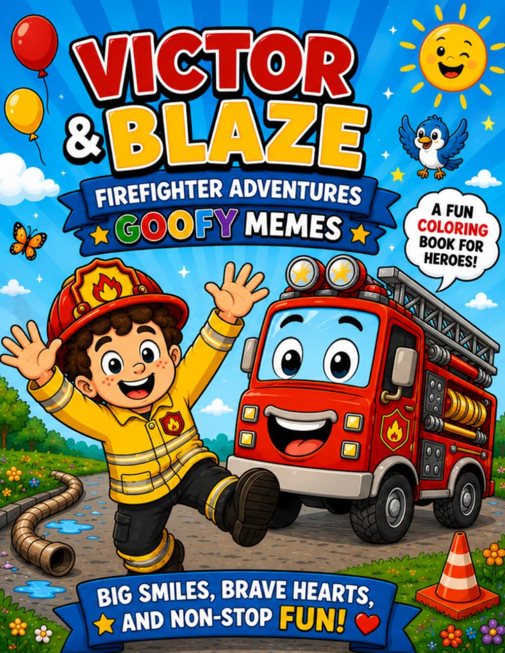Victor & Blaze firefighter adventures: Goofy memes