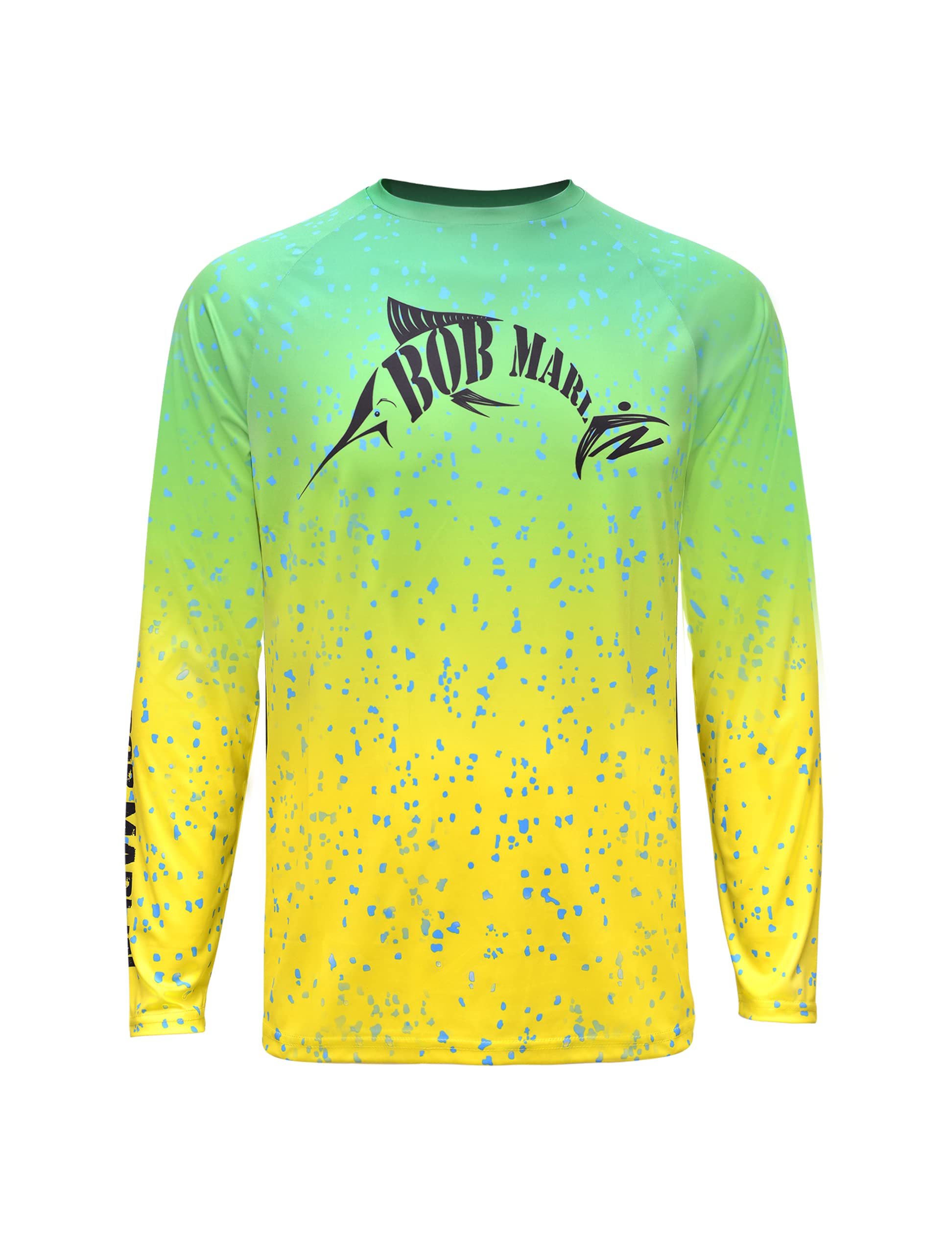 Bob MarlinYouth Gear UPF 50+ UV Protection Performance LongSleeve Shirts Breathable Quick-Dry for Fishing