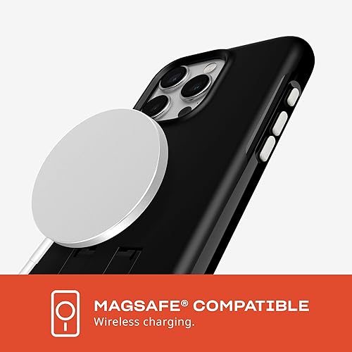 Miniatura 5 de Tech21 Evo Crystal Kick - Funda para iPhone 15 Pro Max, compatible con MagSafe, funda de protección contra impactos, color negro obsidiana