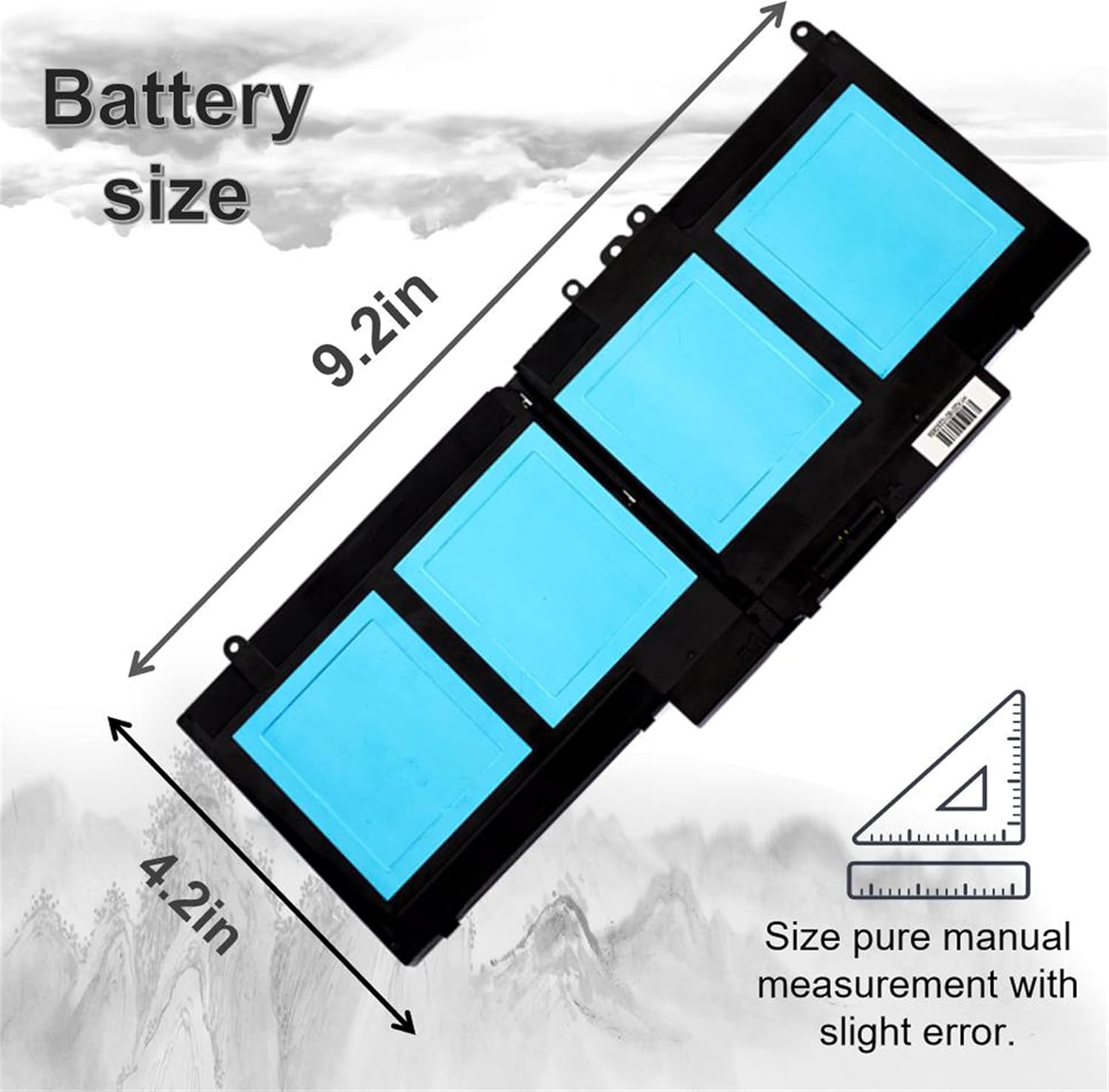 G5M10 Battery for Dell Latitude 14 5000 E5450 15 5000 E5550 Series WYJC2 8V5GX R9XM9 WYJC2 1KY05 451-BBLN 080-854-0066 TXF9M 7V69Y 7.4V 51WH