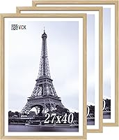 Vista 54 de VCK 8x10 Picture Frames - Black, Wide Border Solid Wood Frame, Display Photo in Horizontal and Vertical, for Home, Office, Gallery, Woodgrain