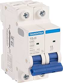 Tramontina Disjuntor TDJ3 2P 63A 3kA curva C