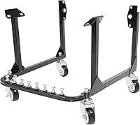 KUAFU 750 LBS Engine Cradle Stand for Chevy Small Block & Big Block Engines - Heavy Duty Steel, Swivel Casters, Easy Assembly