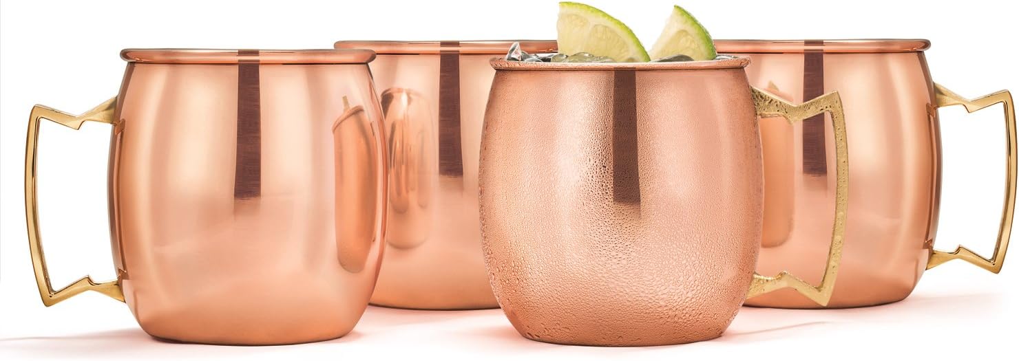 Sur La Table Moscow Mule Copper Mug, Set of 4