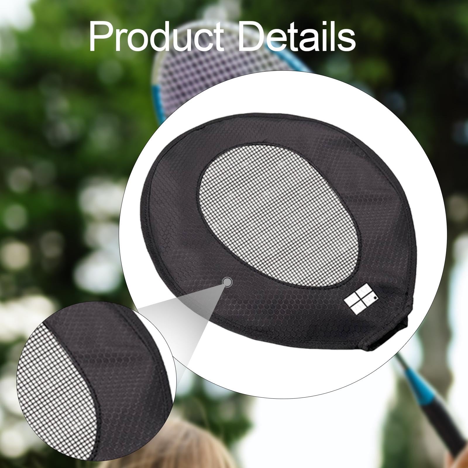 Racquet Head Cover Badminton Racket Training Cover Übung Widerstand Sleeves Polyester Material für Kinder Erwachsene Heim Trainieren Sportplatz