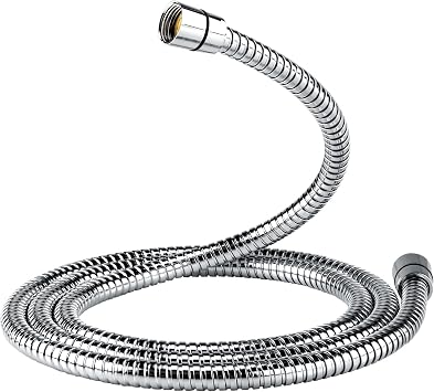 Eisinly Shower Hose, 79 Inches Extra Long Stainless Steel Handheld Shower Head Hose with Brass Insert and Nut, Flexible, Chrome