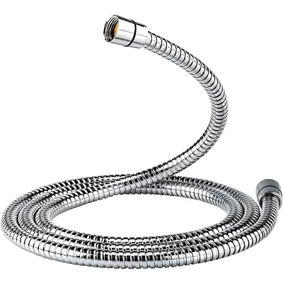 Eisinly Shower Hose, 79 Inches Extra Long Stainless Steel Handheld Shower Head Hose with Brass Insert and Nut, Flexible, Chrome