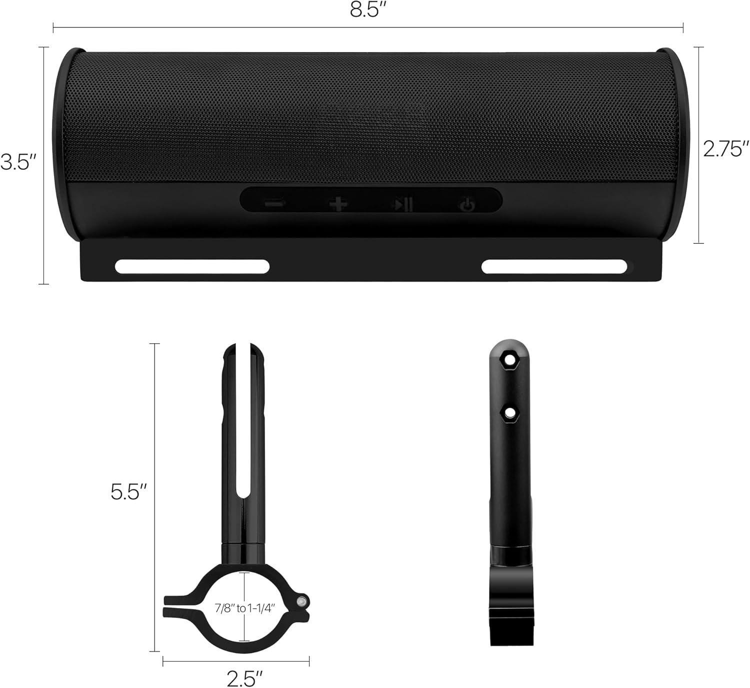 GoHawk RD8-X dimensions diagram