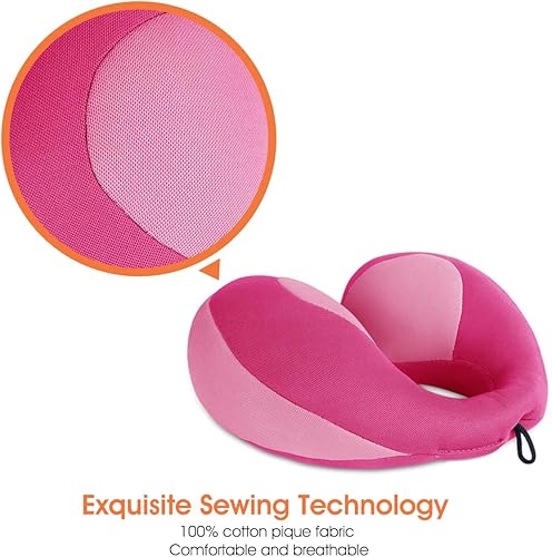 Miniatura 7 de INFANZIA Almohada de viaje infantil para el cuello con soporte para el mentón, sujeta cómodamente la cabeza, el cuello y el mentón, evita que la