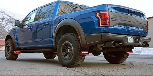 Miniatura 9 de Xotic Tech - 4 solapas de barro delanteras y traseras para salpicaduras guardabarros universales para automóvil SUV deportes