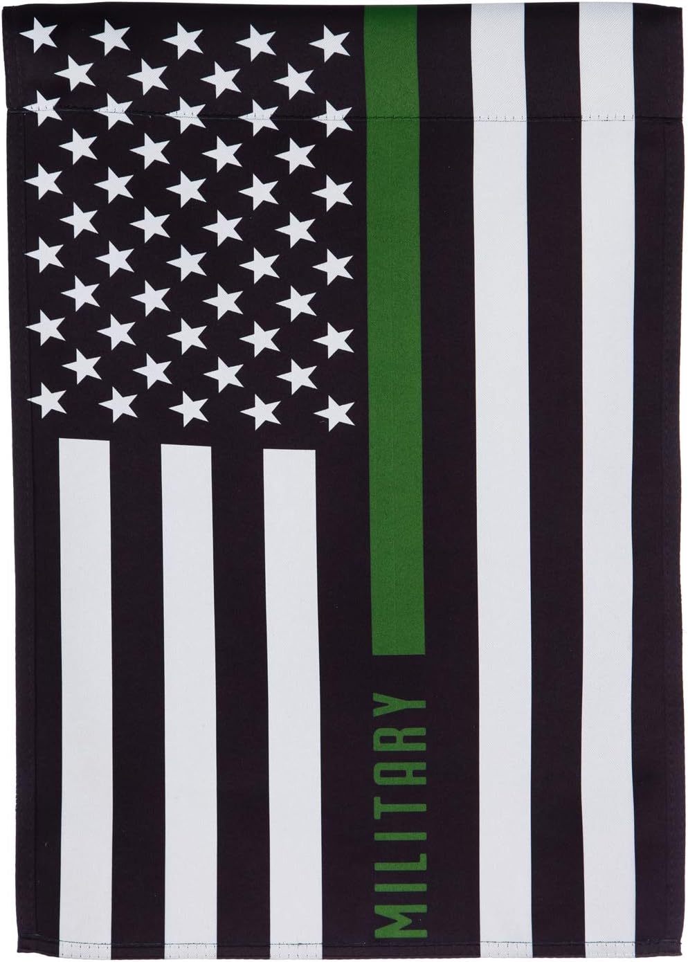 Evergreen Flag Military Thin Green Line Garden Suede Flag | Patriotic Garden Flag 12x18 Double Sided | Patriotic House Flags For Outside | All Seasons | Small American Flag for Yard Porch Garden