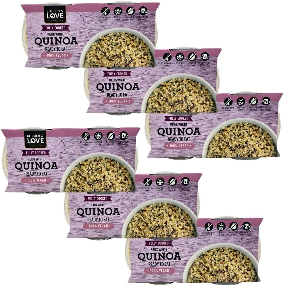 Quinoa Quick Cups (Fully Cooked Red & White Quinoa 12-Cups)