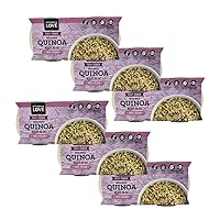 Vista 10 de Kitchen & Love Albahaca Pesto Quinoa Quick Meal 6-Pack Sin gluten, listo para comer, no requiere refrigeración