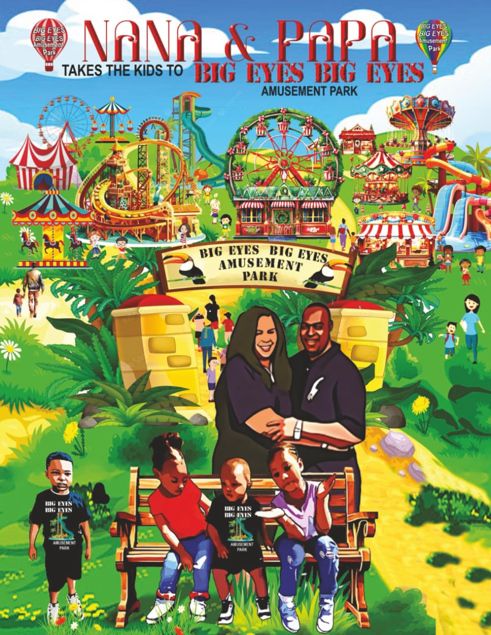 Nana & Papa Takes The Kids To Big Eyes Big Eyes Amusement Park