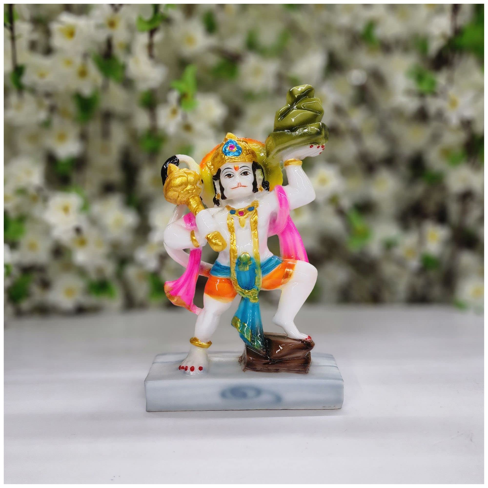Buy AtoZ India Cart Lord Hanuman ji Statue in Resin Hanuman Carrying