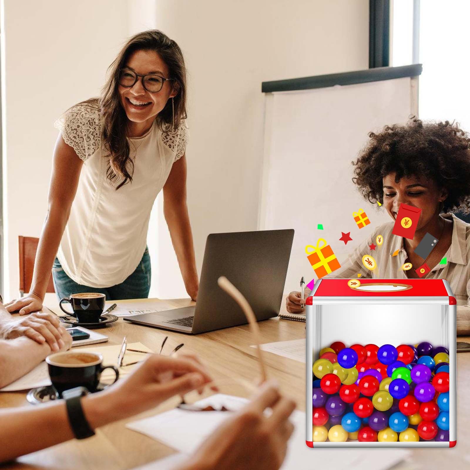 Loterijbox met kaartinschuif verkrijgbaar bij