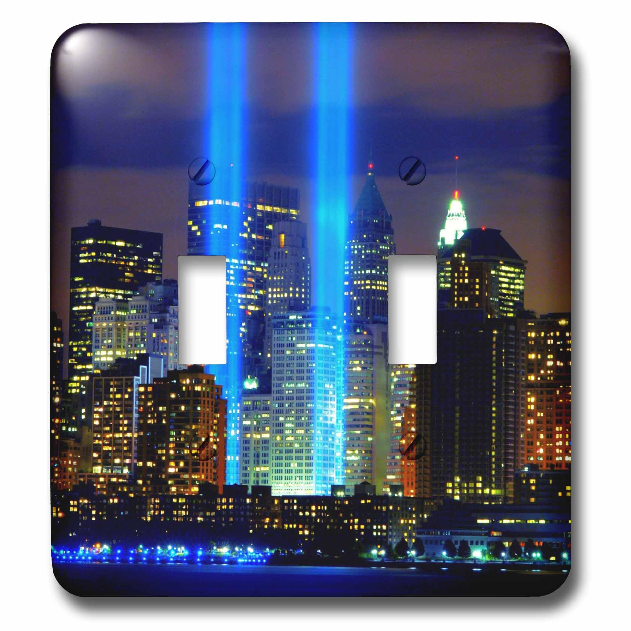 Interruptor de doble palanca 3dRose lsp_61470_2 con diseño conmemorativo del 911