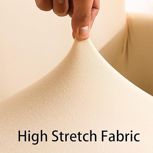 Miniatura 5 de Fundas de sofá de color liso, funda elástica para sofá, protector universal de muebles, suave, lavable, con parte inferior elástica, fundas de sofá