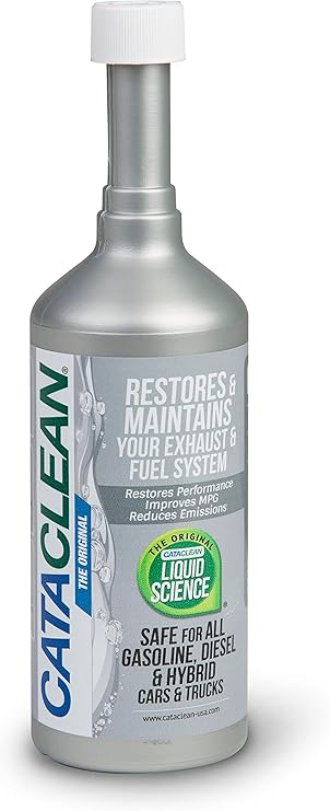 Cataclean Fuel & Exhaust System Cleaner – Pass Emissions Tests – Clear Check Engine Lights – Restores Catalytic Converters, DPF Filters and Cleans Fuel Systems, 16oz (120007)