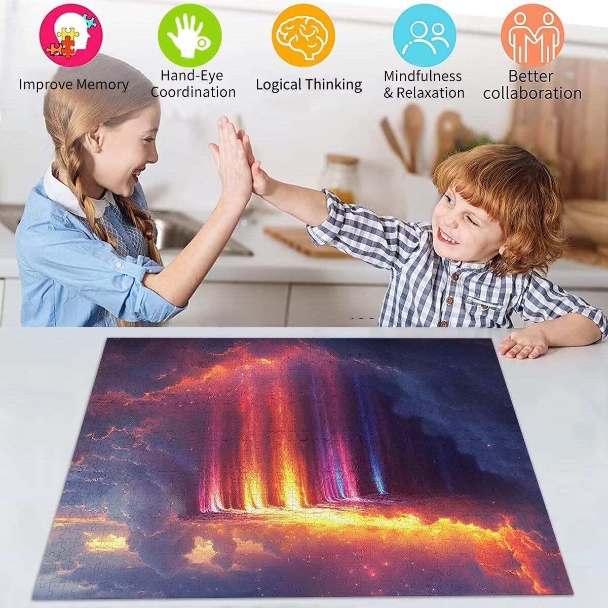 Puzzle Erwachsene 3000 Teile Fallen Traum Educa Jigsaw für Kinder ab 8 Jahren Mädchen Jungen, Erwachsene Impossible Klassische Puzzles Schwer, Anspruchsvoll Spielspaß, Als Geschenke 81x122cm t-858