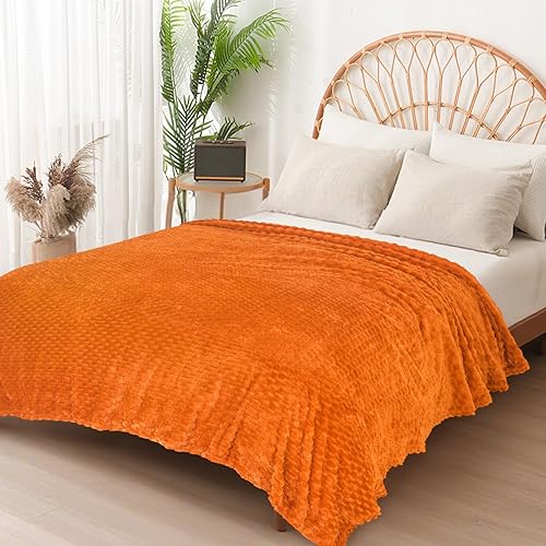 Vista 464 de Vessia Manta de franela de forro polar, 300GSM, acogedora manta a rayas verde salvia para sofá, cama y sofá, cálida y suave, acogedora manta