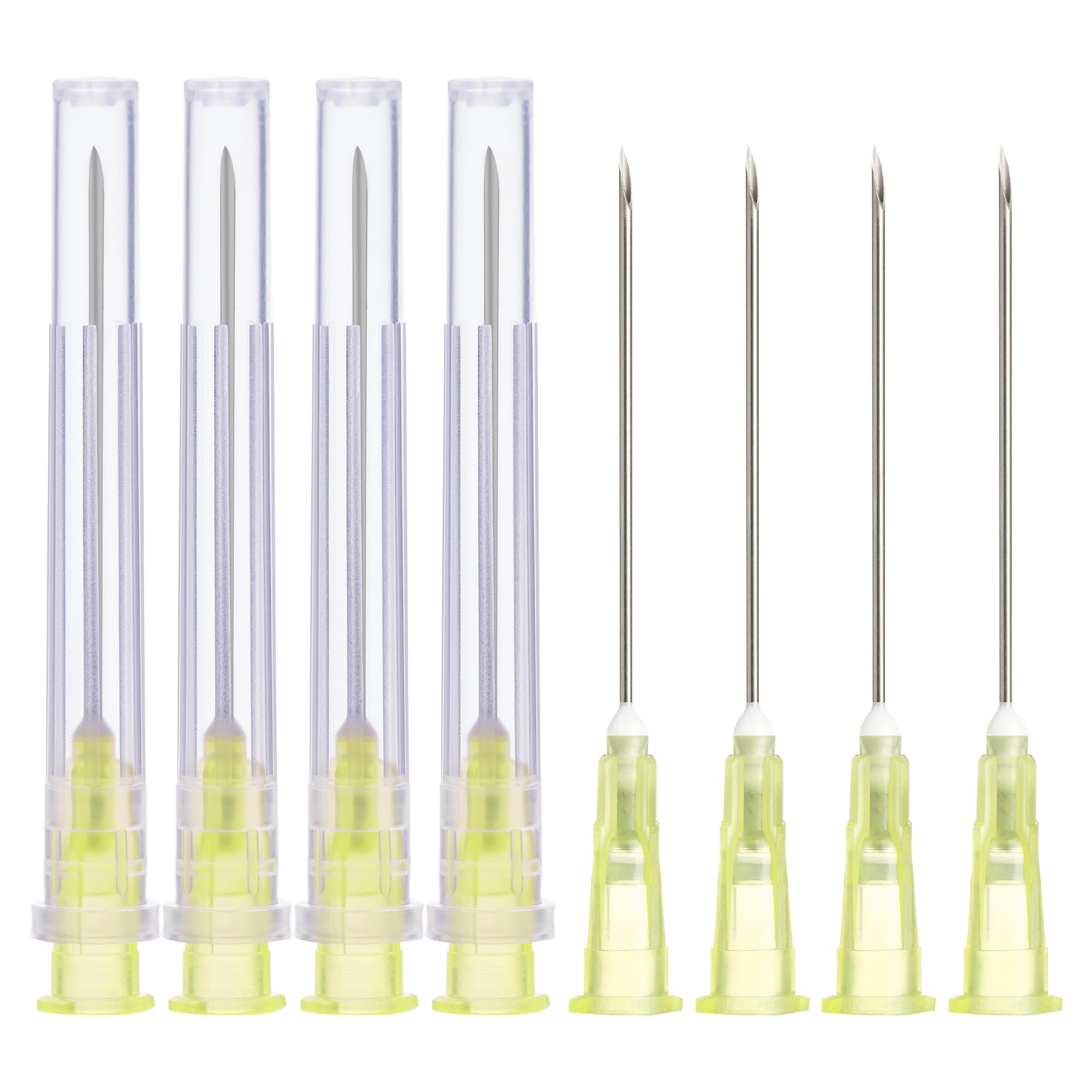 20 Gauge 1.5 Inch Disposable Needle with Cap 100 Pcs for Luer Lock Lab Accessories,Scientific and Industrial Dispensing Needle Accessories