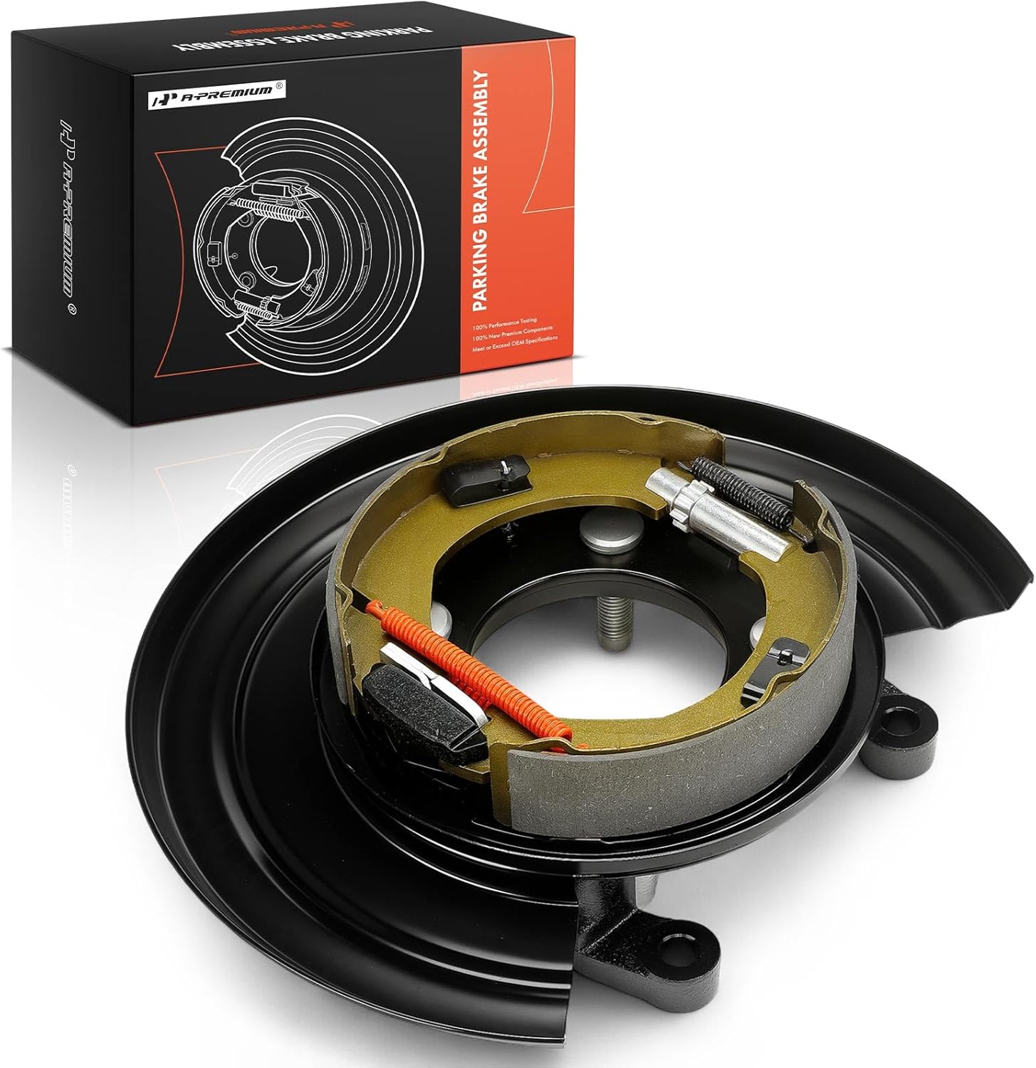 A-Premium Rear Passenger Side Brake Dust Shield Compatible with Ford Models - F-250 F250 1999, F-250 Super Duty 1999-2004, F-350 Super Duty 1999-2004, Excursion 2000-2005