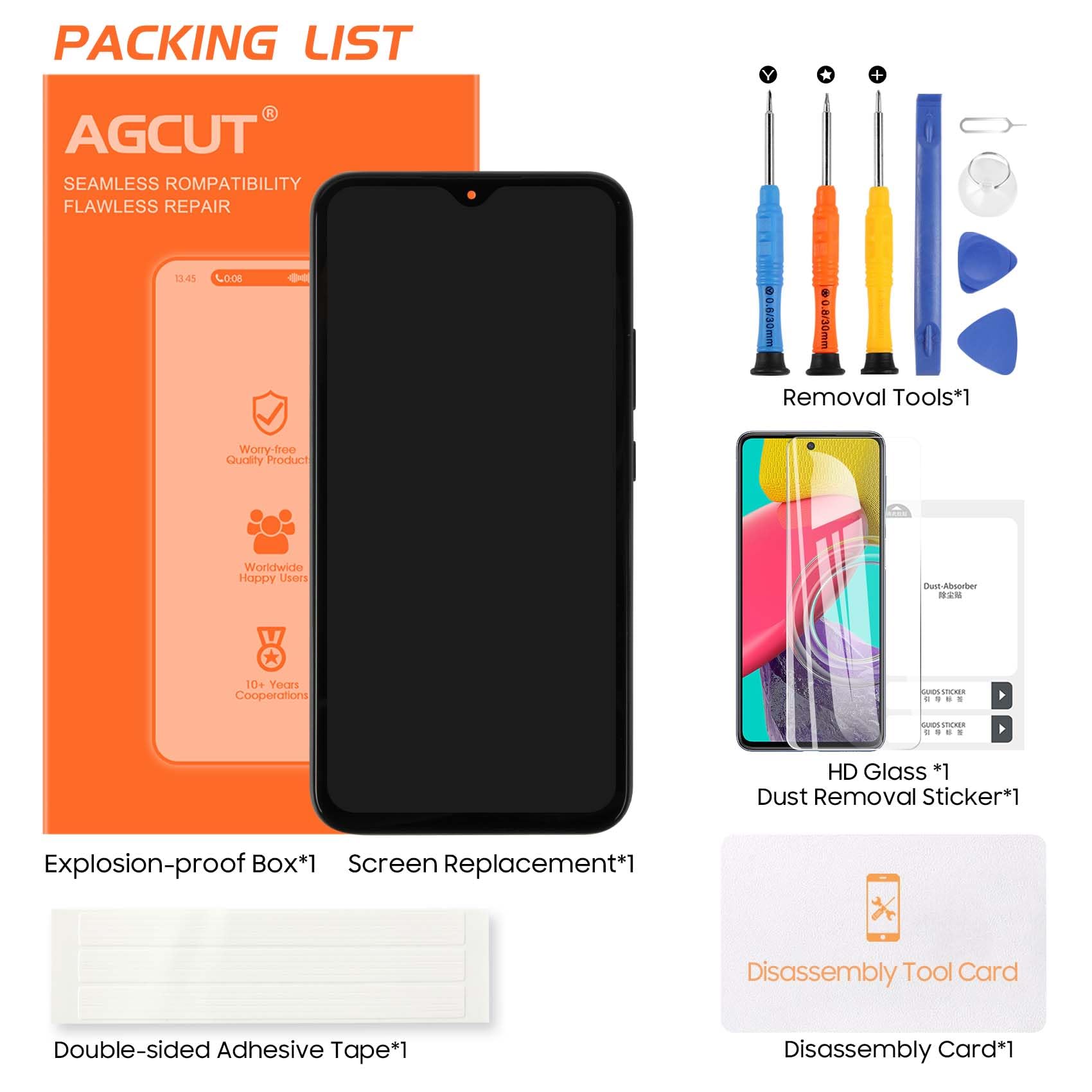 6.6" LCD Display per Samsung Galaxy A34 5G LCD Schermo per Samsung A34 SM-A346E SM-A346B Display Touch Screen Digitizer Assembly con Riparazione Strumenti con Cornice, Non Supporta Impronte Digitali