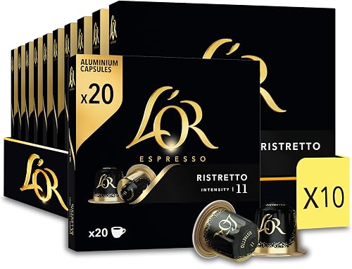 L'Or Espresso Café - 200 Capsules Ristretto Intensité 11 - 1
