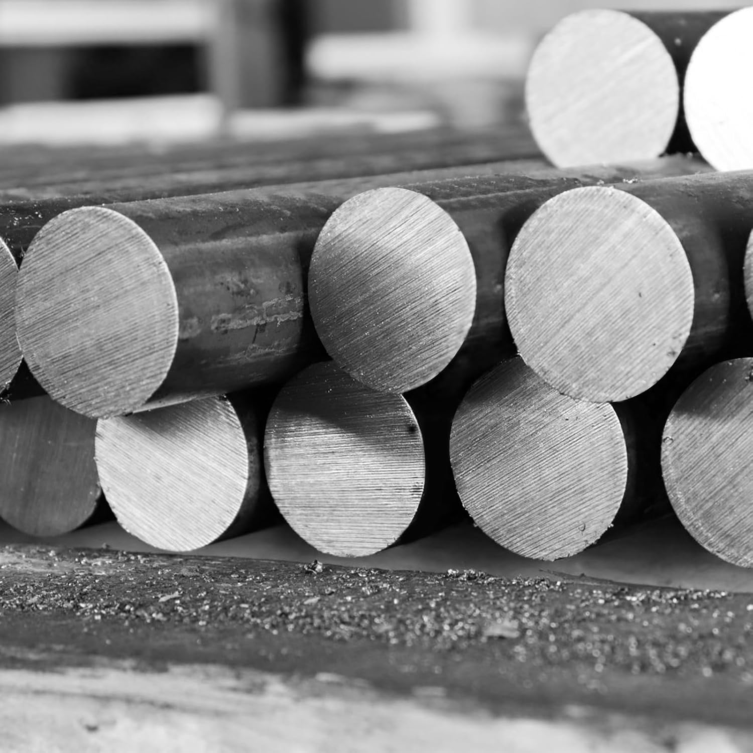 4140 Alloy Steel Round Bar – 1.5" Diameter x 36" Length, Cold Finished, Annealed, Unpolished Mill Finish, ASTM A108 – High Strength Chromoly Steel Rod for Industrial Applications