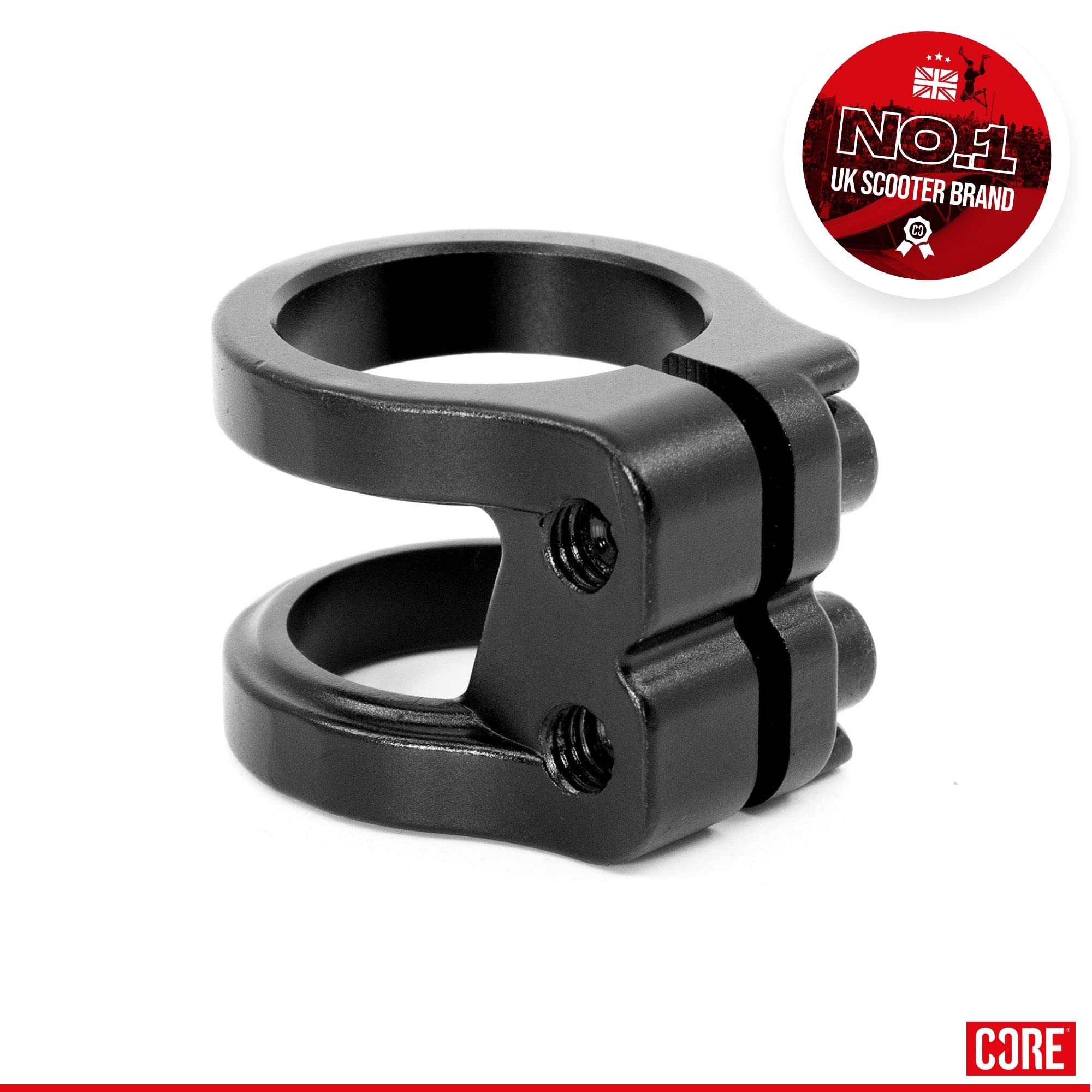 Core Venom Stunt-Scooter-Klemme – Ultraleicht (91 G), 38 Mm, 2 Bolzen, Inkl. Reduzierhülse Für HIC/IHC Core Venom Stunt-Scooter-Klemme – Ultraleicht (91 G), 38 Mm, 2 Bolzen, Inkl. Reduzierhülse Für HIC/IHC