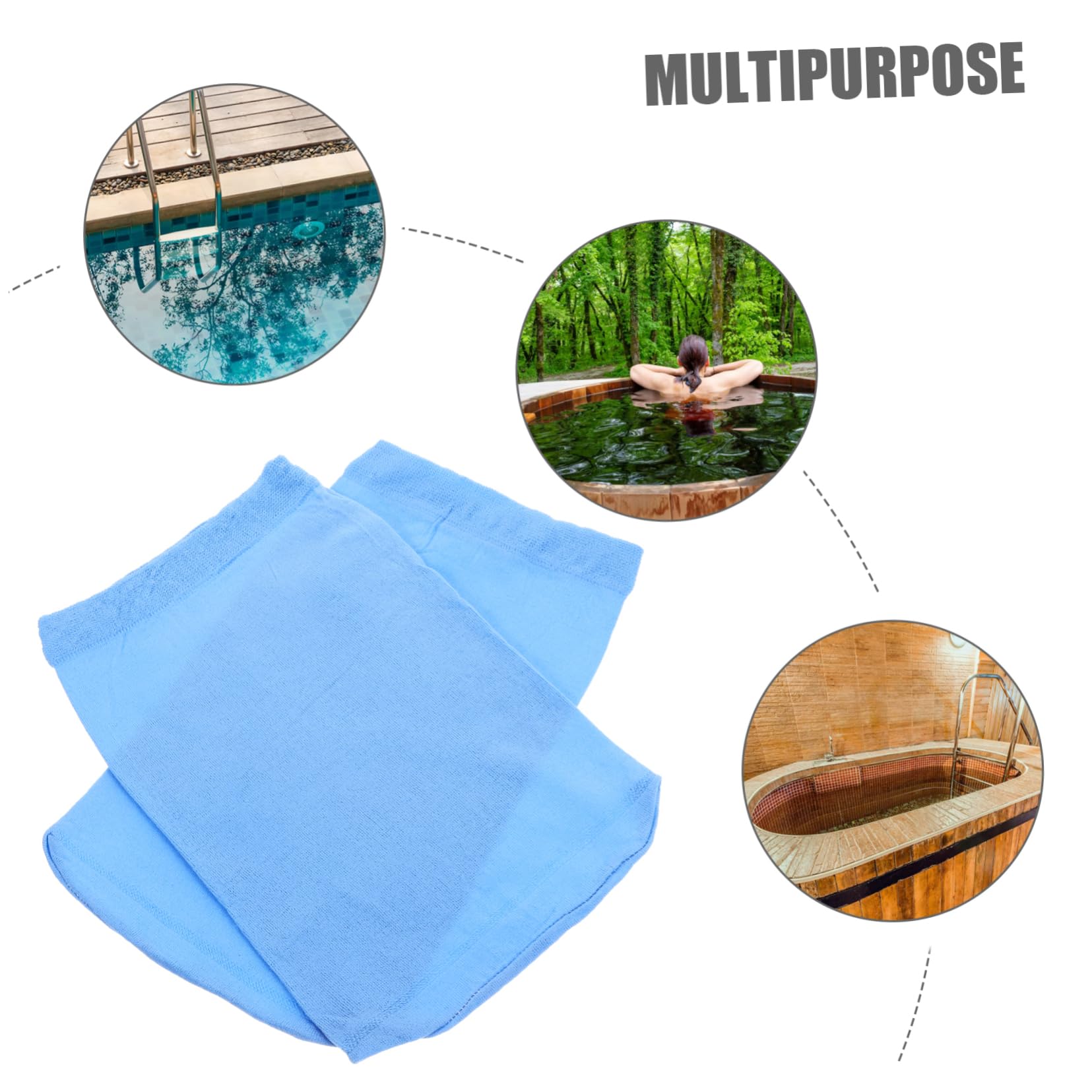 5 Series Calcetines Skimmer Piscina Bolsa Filtrante Reutilizable Limpieza De Residuos Y Suciedad Compatible con Skimmers 20 Piezas X 5